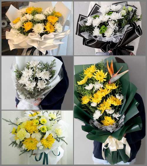 江西赣州安远县塘村乡白事花束代送